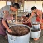 MCC Myanmar earthquake preparing fish