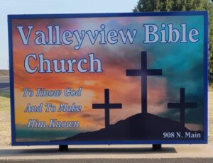 Sign of Valleyview Bible Church