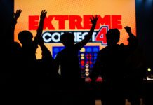 Junior high youth “Connect” in Southern District Students raise hands